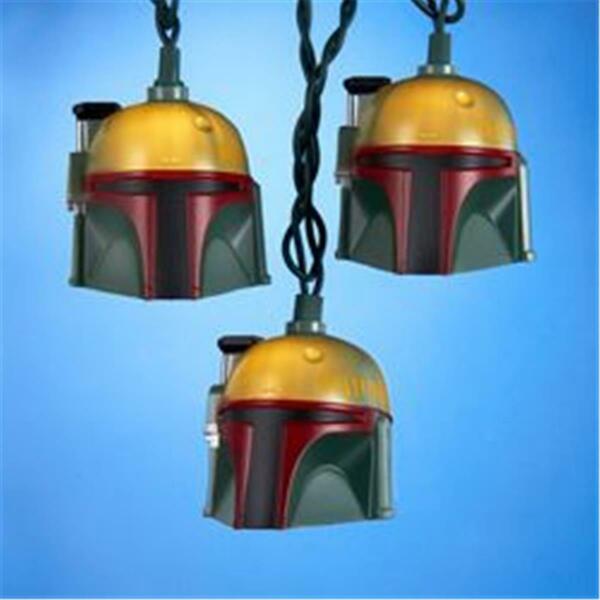 Kurt S. Adler 10-Light Boba Fett Helmet Light Set SW9135